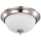 Nuvo Center Lock 13 Inch LED Flush Mount, 19 Watt, 3000K, Brushed Nickel Finish, Frosted Glass 62/1560 - alternate 3